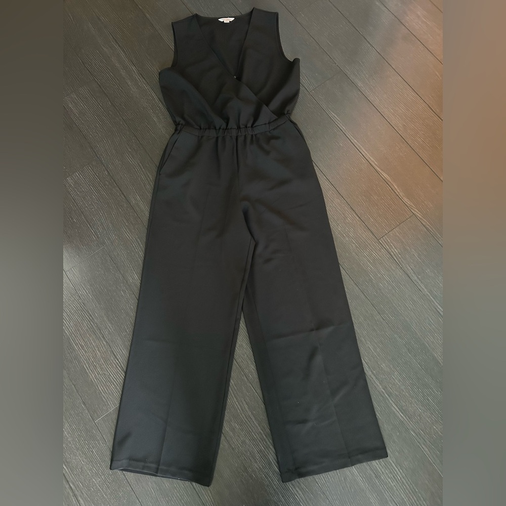 Joe Fresh Black Sleeveless Jumpsuit